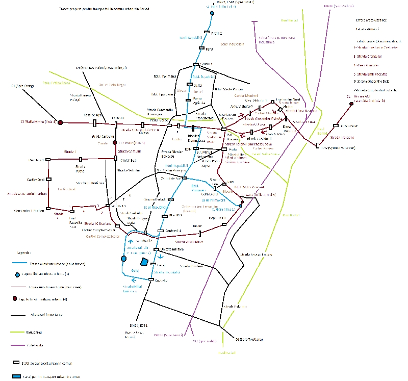 Barlad-trasee propuse de transport   urban in comun.jpg