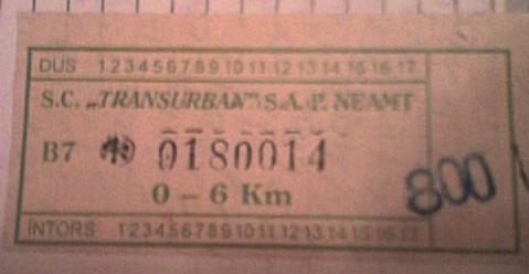 Bilet autotaxare Transurban (0-8km) - 1997.JPG
